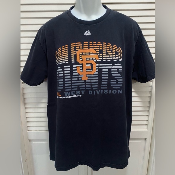 Majestic MLB San Francisco Giants Baseball‎ Graphic Tee Short Sleeve Size Large - Picture 1 of 8